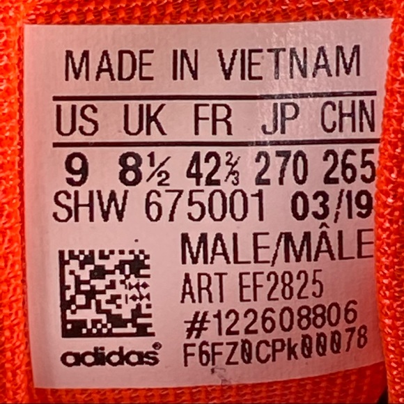 NEW Tresc Run core black solar red running shoes - Picture 10 of 10